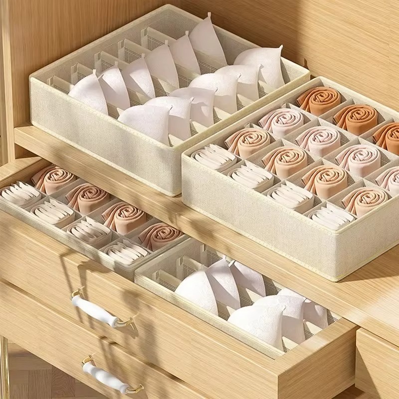 Sock Organizer Tray - 1-2Pcs Non-woven Fabric Underwear Storage Box