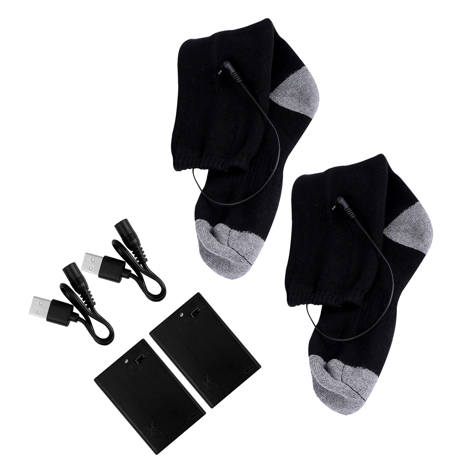 Thermal Sock Winter - 1Set Heated Socks USB Warm Feet