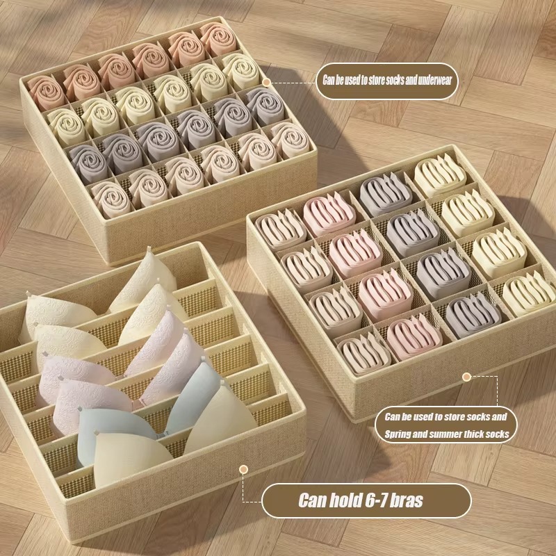 1-2Pcs Non-woven Fabric Underw - Sock Organizer Tray 评论和价格