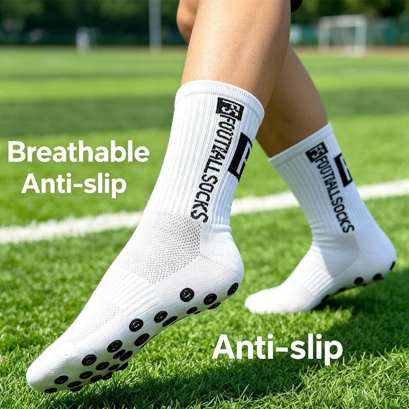 2 Pairs Non Skid Silicone Grip - Athletic Sock Cushion 评论和价格