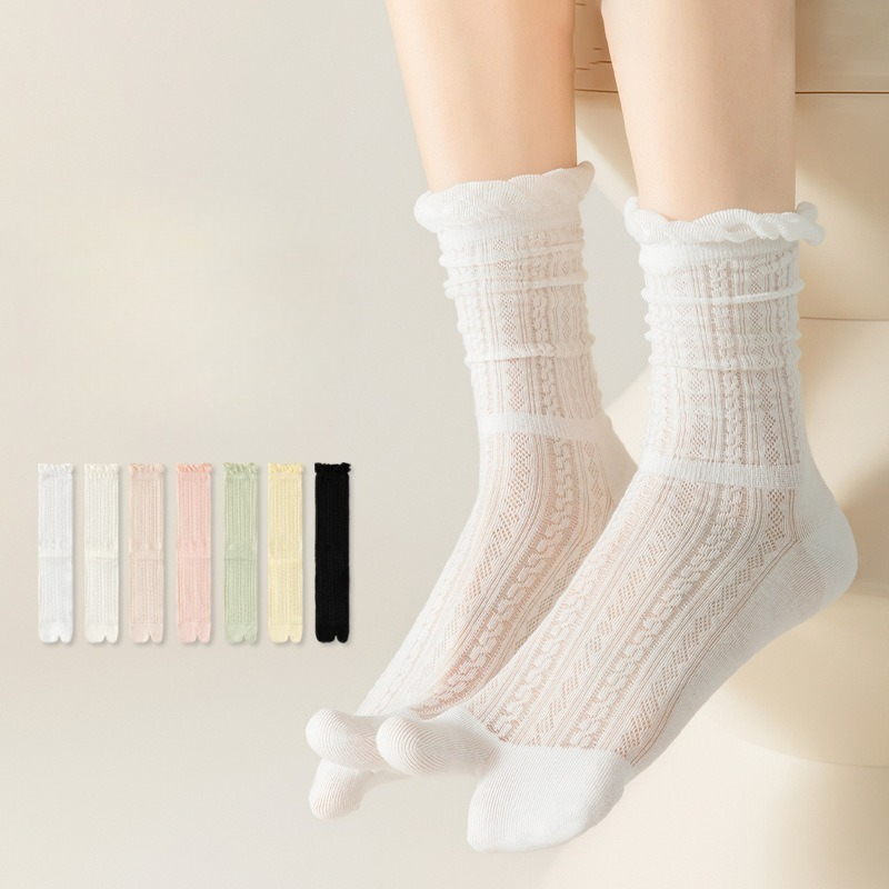 5 Pairs Split-toe Socks Women  - Toe Sock Split 评论和价格