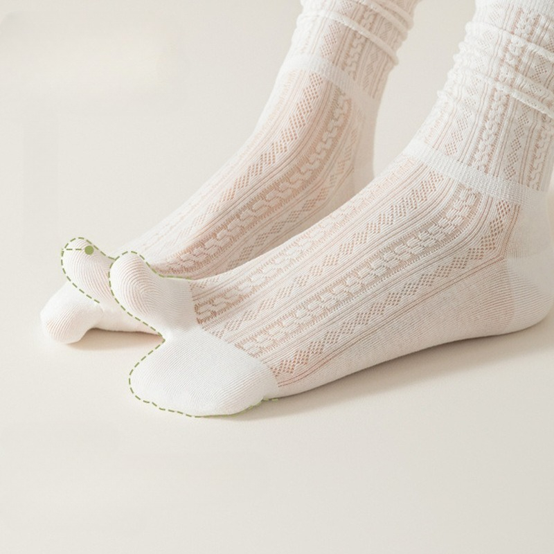 5 Pairs Split-toe Socks Women  - Toe Sock Split 评论和价格