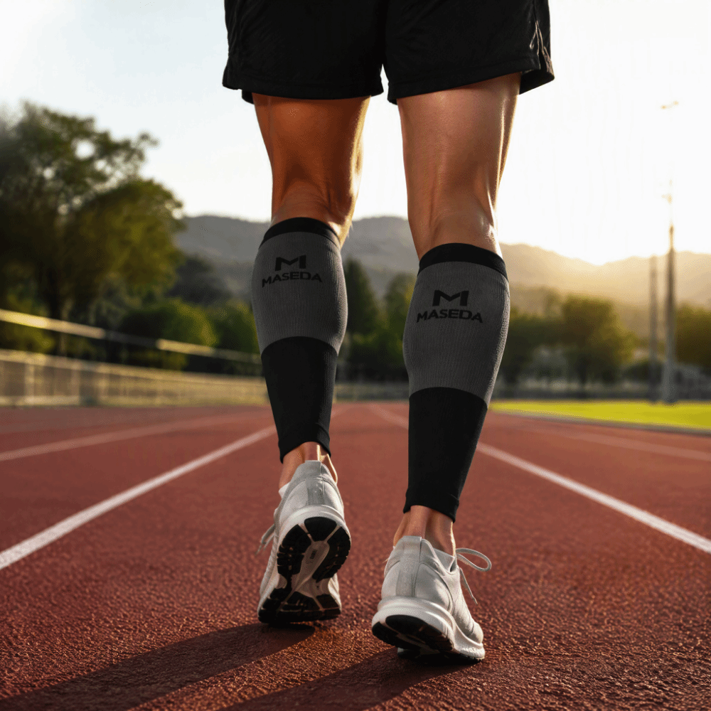 Skin Friendly Spandex Leg Slee - Compression Sleeve Calf 评论和价格