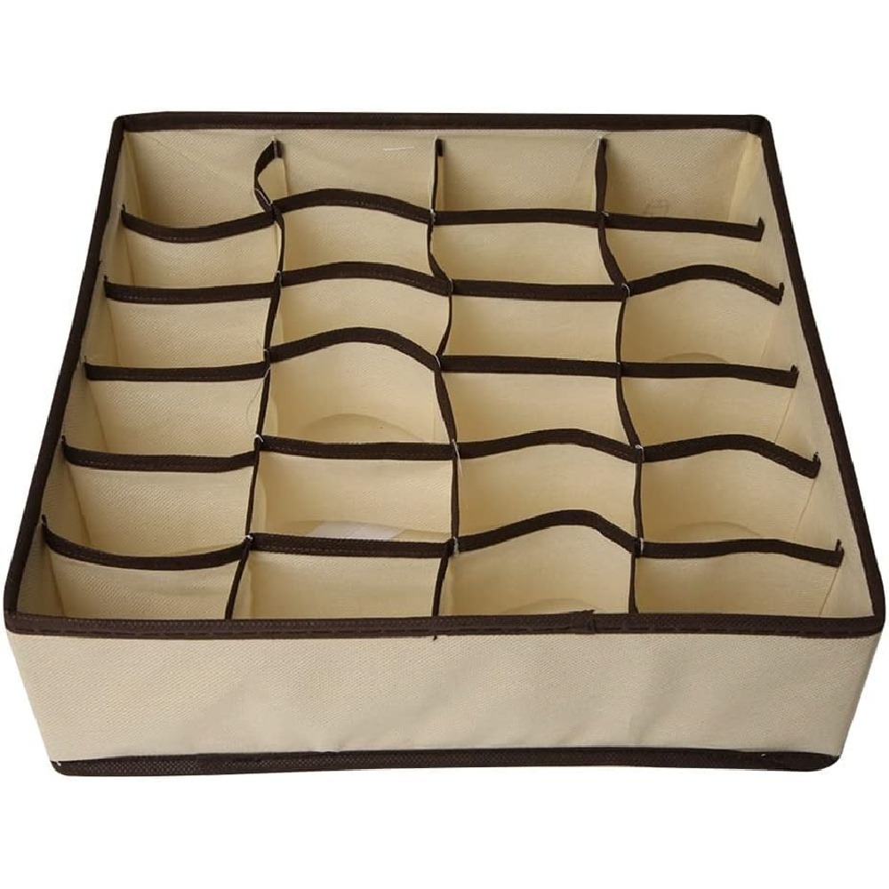 24 Grid Drawer Organizer Tray, - Sock Organizer Tray 评论和价格