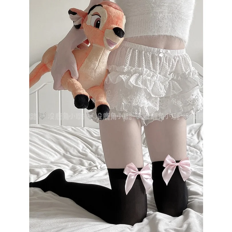 Sexy Women's Hosiery Pink Bow  - Thigh High Sock Stay Up 评论和价格