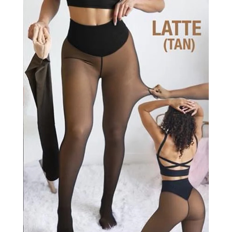One Seam Fleece Lined Tights S - Tights Pantyhose Sheer 评论和价格