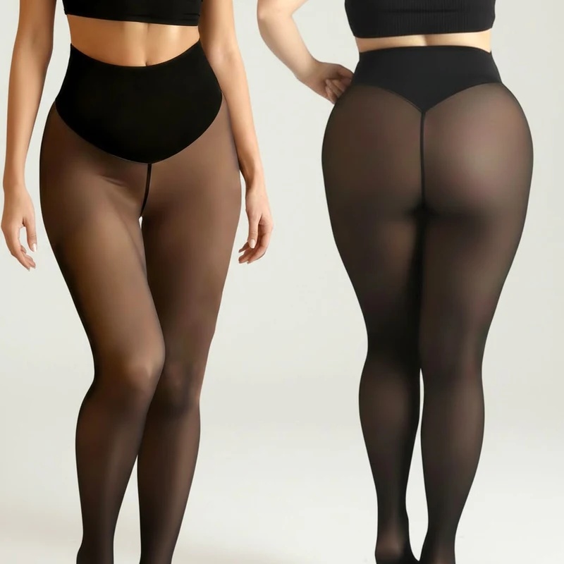 One Seam Fleece Lined Tights S - Tights Pantyhose Sheer 评论和价格