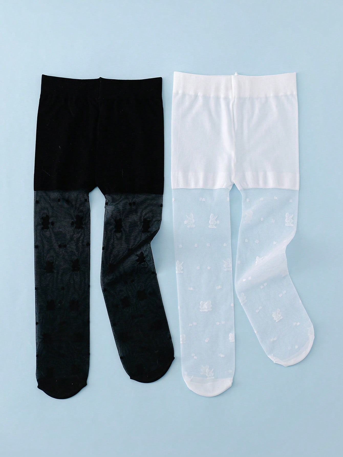 3Pack Toddler Girl Rabbit Prin - Tights Pantyhose Sheer 评论和价格