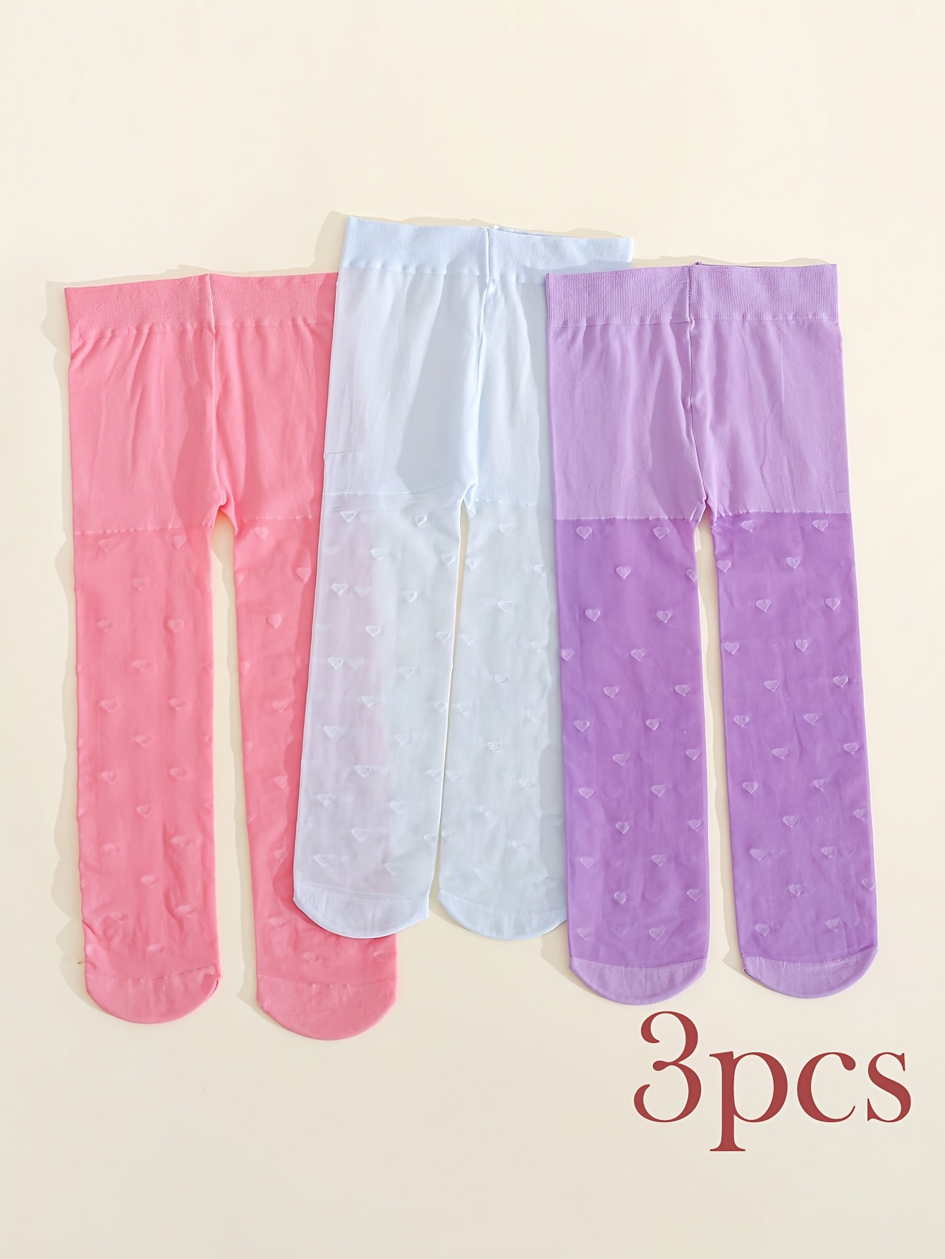 3 Pairs Toddler Girls Thin She - Tights Pantyhose Sheer 评论和价格