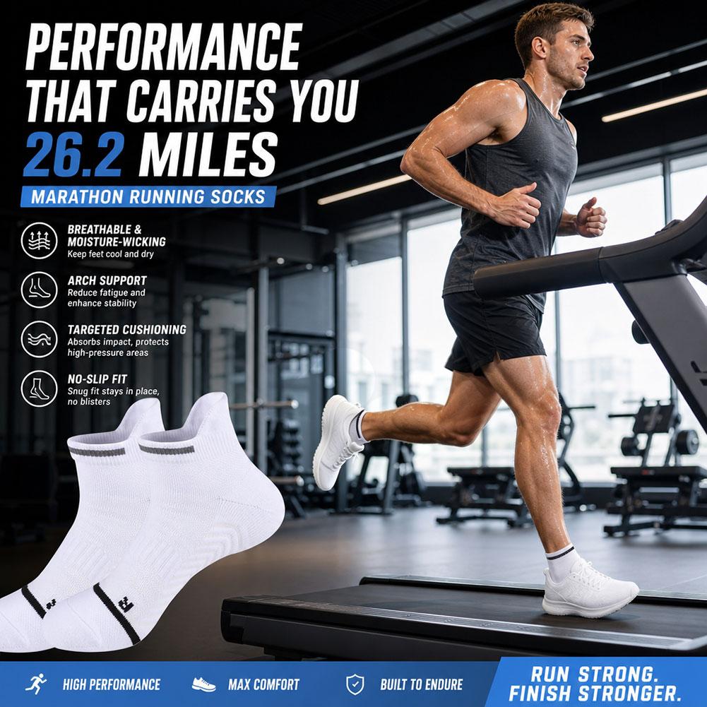 Professional Marathon Running  - Athletic Sock Cushion 评论和价格