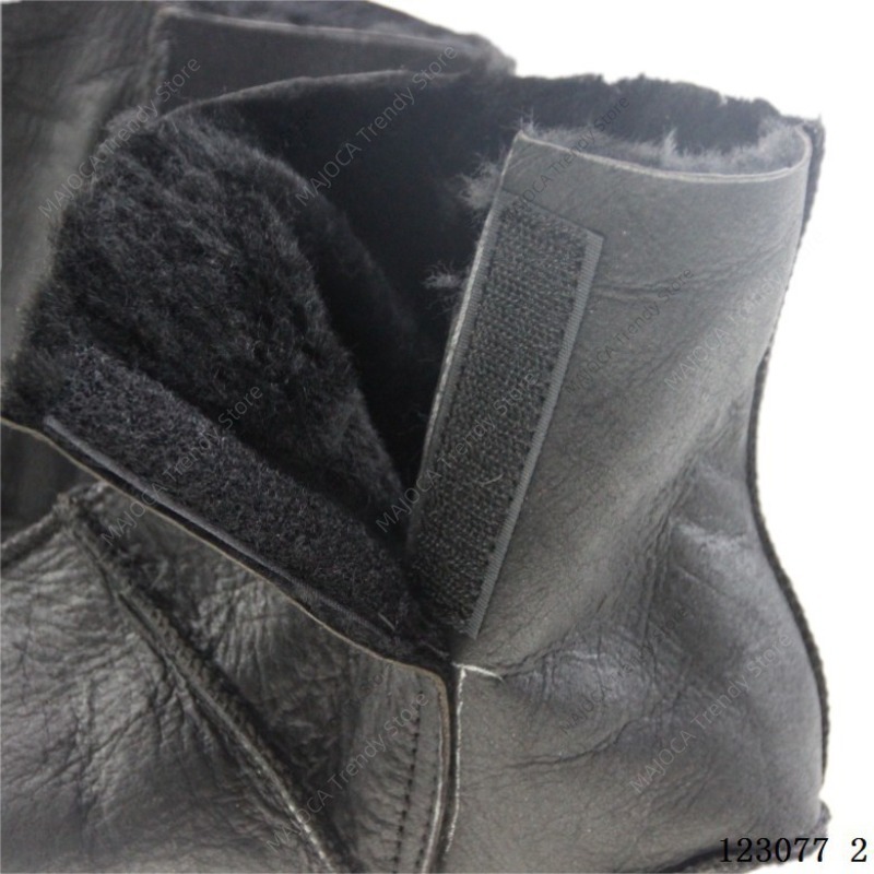 Genuine Sheepskin Leather Sock - Thermal Sock Winter 评论和价格